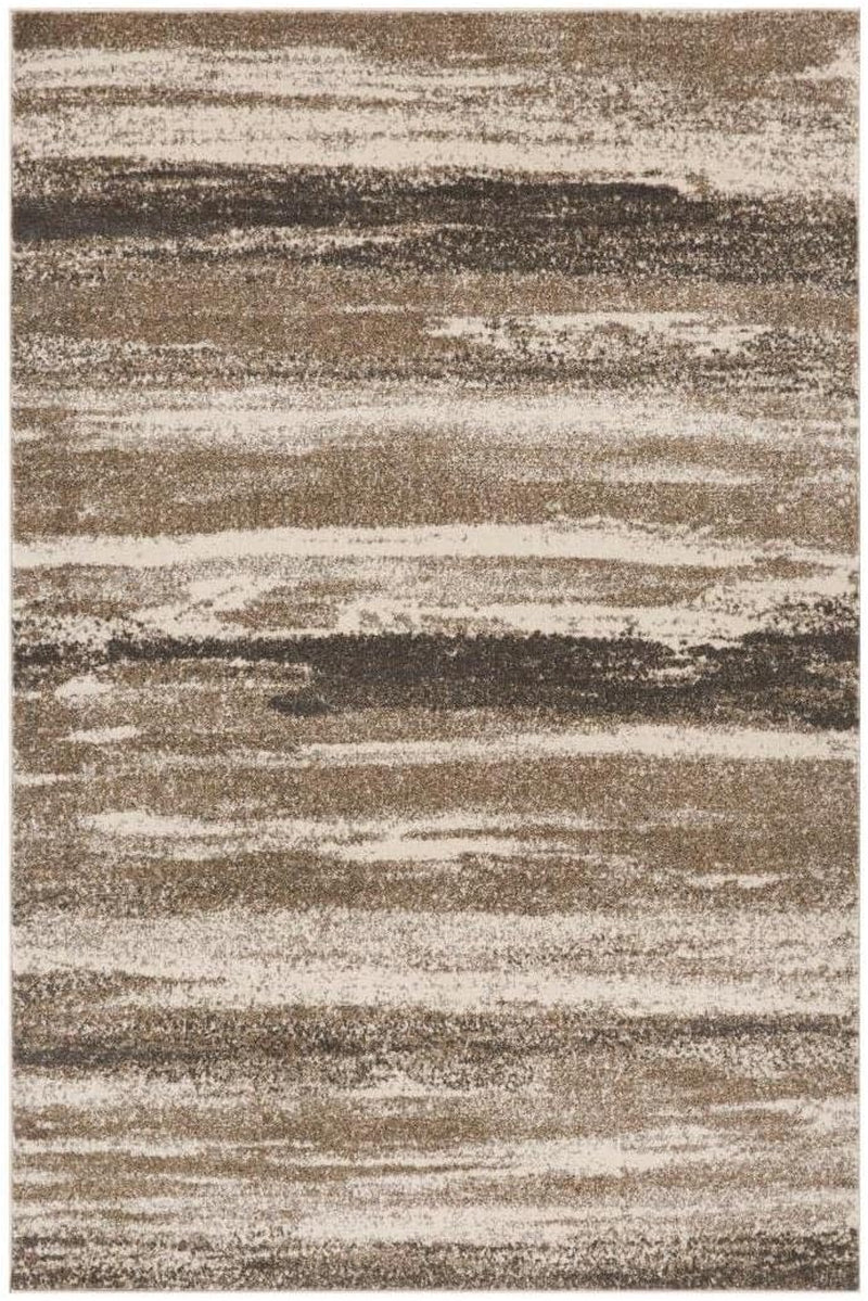 Lagos Collection 7501 Beige 9X12 Abstract Area Rug