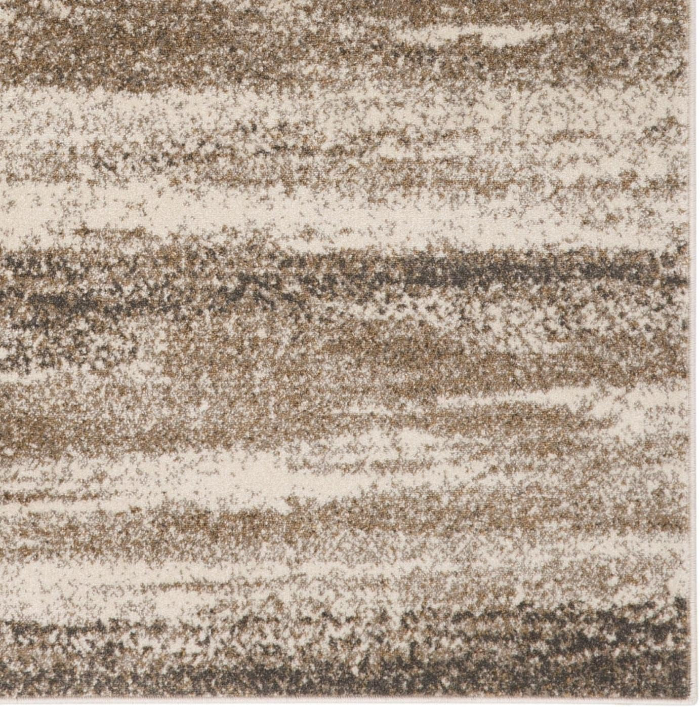 Lagos Collection 7501 Beige 9X12 Abstract Area Rug