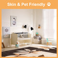 Pentantan 9'x12' Floral Area Rugs, Machine Washable Rug for Living Room- Soft Indoor Carpet, Low Pile for Bedroom, Dining Room, Playroom, Office, Brown