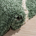 Hudson Shag Collection Area Rug - 7' Square, Green & Ivory, Modern Trellis Design, Non-Shedding & Easy Care, 2-Inch Thick Ideal for High Traffic Areas in Living Room, Bedroom (SGH281Y)