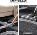 Contemporary Abstract Circles Perfect for High Traffic Areas of Your Living Room,Bedroom,Home Office,Kitchen Area Rug 6'6