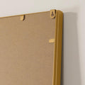Oversized Gold Metal Frame Windowpane Classic Floor Mirror (70 in. H x 29 in. W)